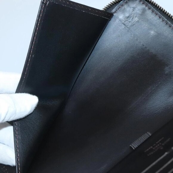 LOUIS VUITTON Utah Zippy Organizer Long Wallet Brown M97025 LV Auth 135015 - Picture 13 of 16